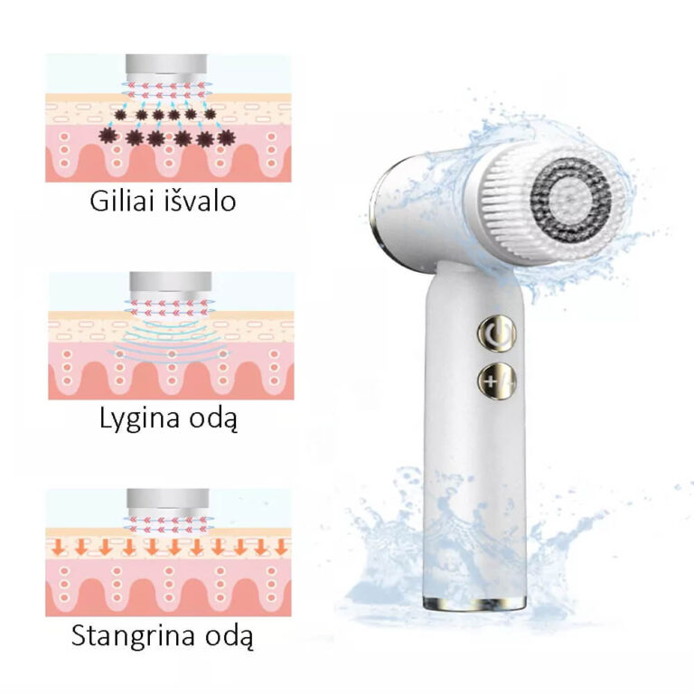Електрическа четка за почистване на кожата 6 – 1 Užsisakykite Trendai.lt 6